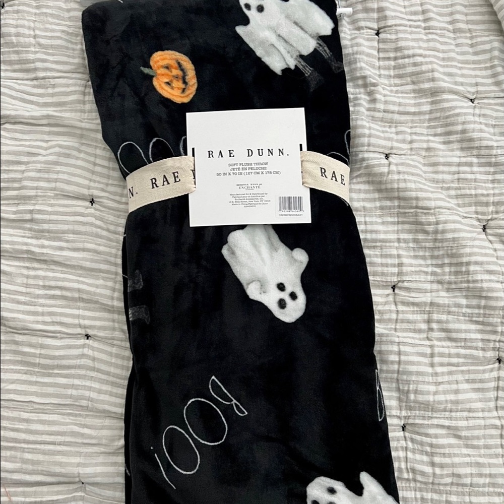Rae Dunn Boo Throw Blanket